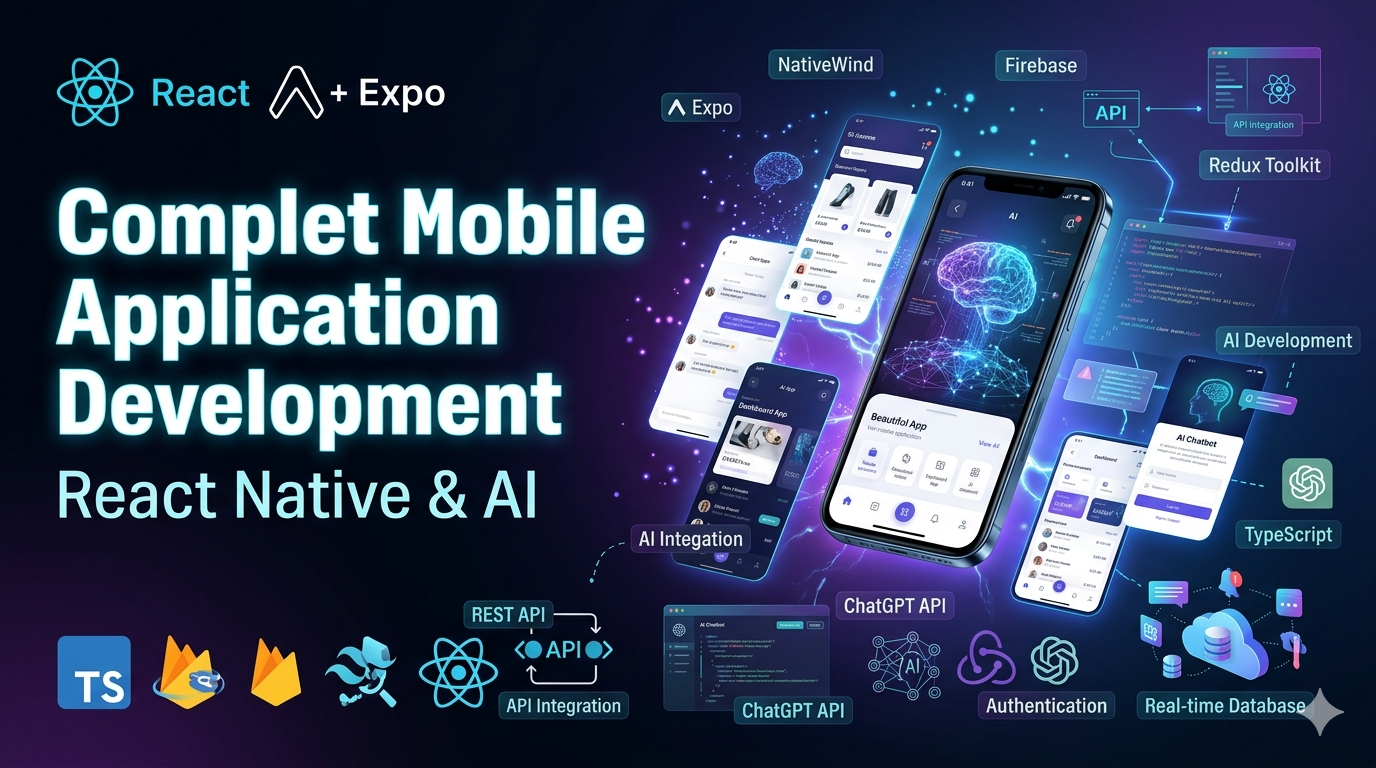 Complete Mobile Application Development with React Native & AI